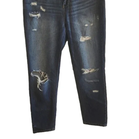 WOMENS Kancan dark wash distressed jeans size 7. - Picture 2 of 12